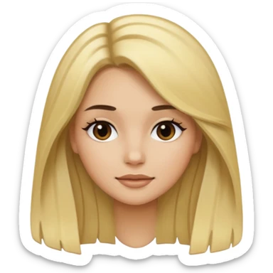 Tipos de rubio en mujer  con californianas cabello en de negro a rubio sticker