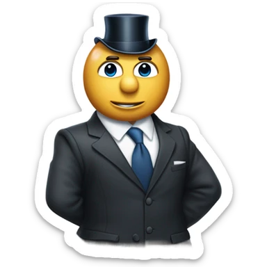 thomas the tank engine as US president sticker