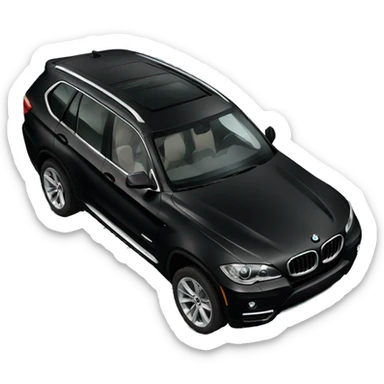 Black BMW SUV sticker