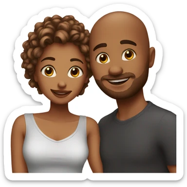 Lovely couple  sticker