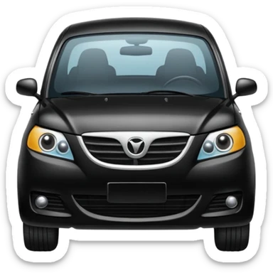 Make a car emoji and write "yakala yakalayabiliyosan" below it. sticker