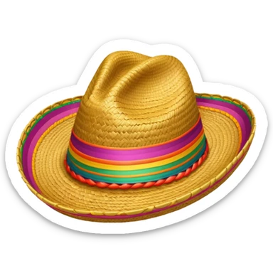 mexican sombrero sticker