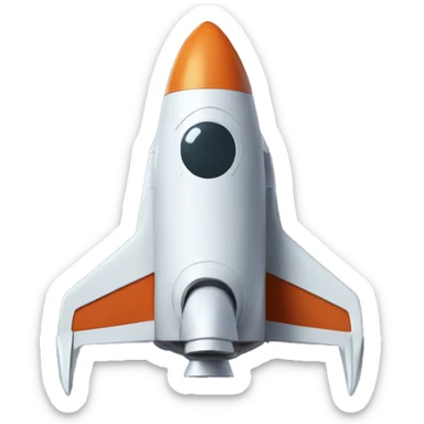 spaceship sticker