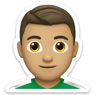 cristiano ronaldo playing for algeria sticker