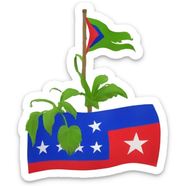 Drapeau haïtien  sticker