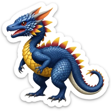 Fionbri-Vernid-Trico-Nargacuga-fusion, full body sticker