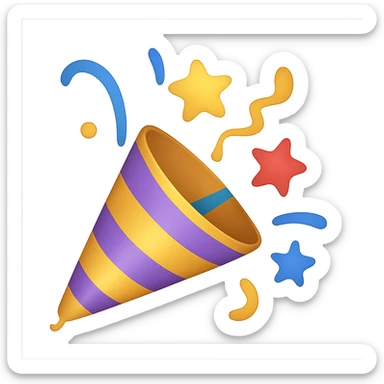 party popper emoji sticker
