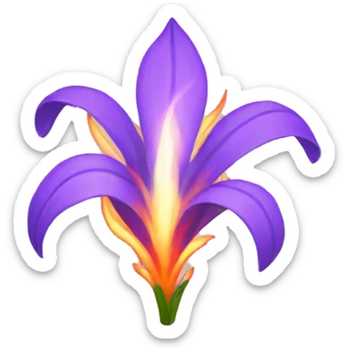 fire flower sticker
