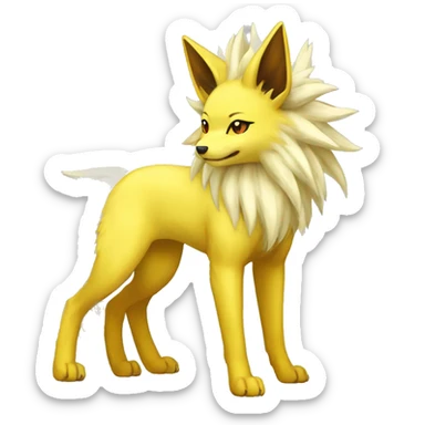Ninetails-Jolteon full body sticker