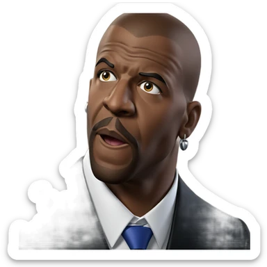 dapper man in formal attire sticker