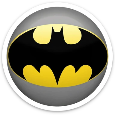 Batman logo sticker