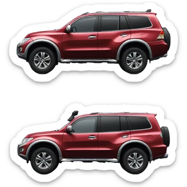 Mitsubishi Pajero NT sticker