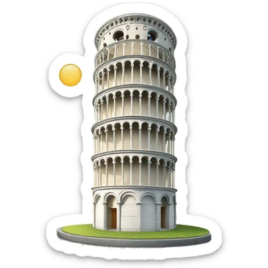 tower de pisa (italia) sticker