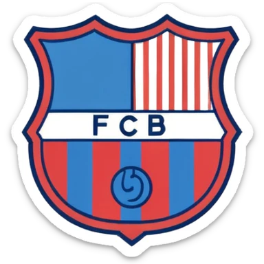 Barcelona logos sticker