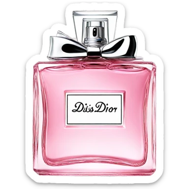 Miss Dior perfume in pink sticker