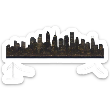 Skyline  sticker
