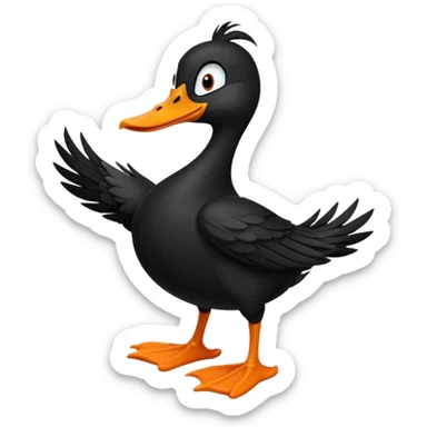 Daffy Duck from Looney Tunes sticker
