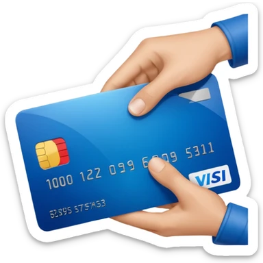 Credit card steal sticker