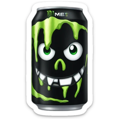 monster energy can sticker