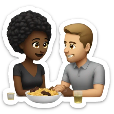 Date night sticker