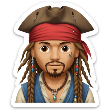 jack sparrow sticker
