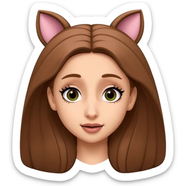 Merp face like Ariana grande in wicked  sticker