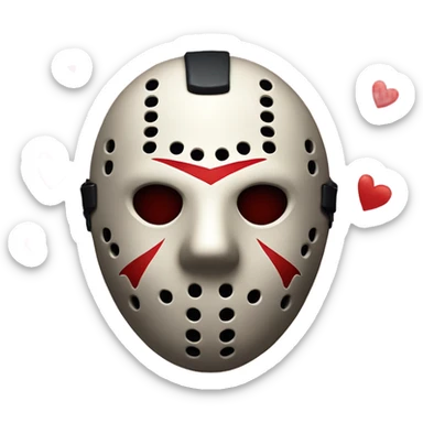 Valentines Jason voorhees  sticker