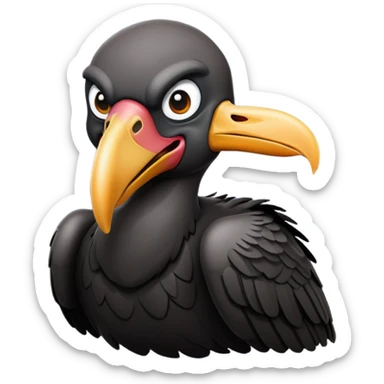 vulture emoju for use on Facebook sticker