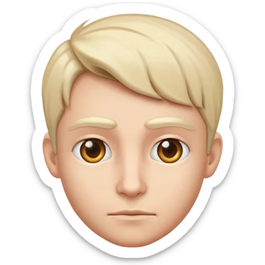 @abbymd11: head turned and looking to the side with judgement sticker