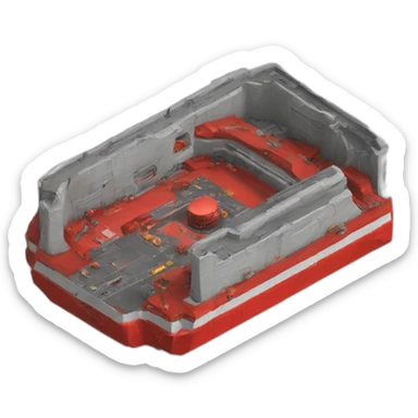 red sector mega demo sticker