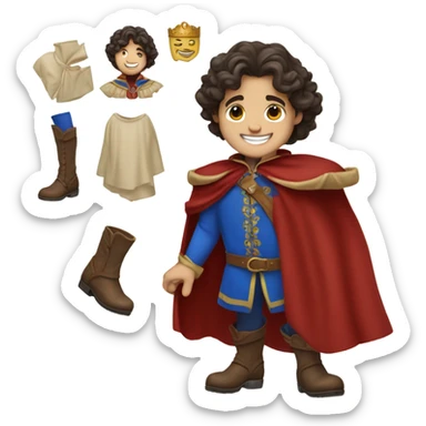 Snow white’s prince Disney sticker