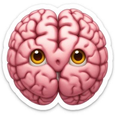 brain-heart sticker