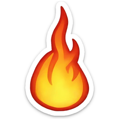 Fire sticker