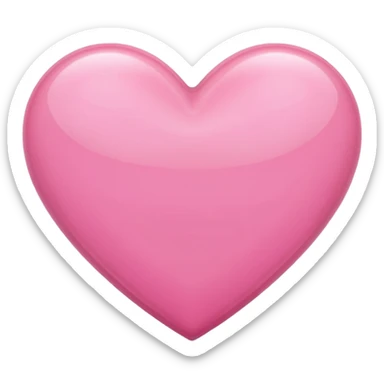 Corazón rosa sticker