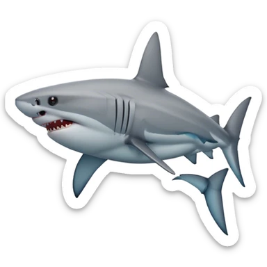 Brazilian shark  sticker