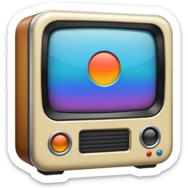 mac os icon physical film 60s recording colors sticker