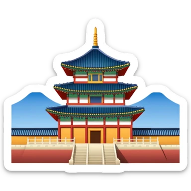 South Korea 
Gyeongbokgung Palace castle sticker