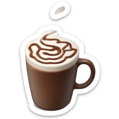  Hot chocolat sticker
