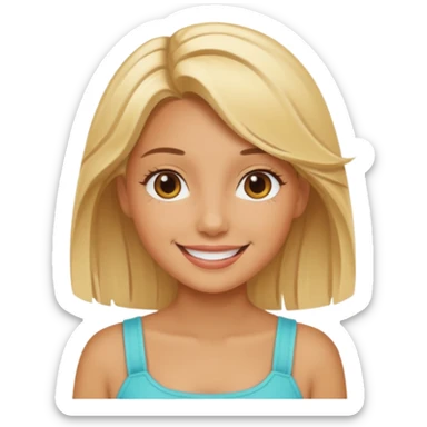 dvinaceti summer girl  sticker