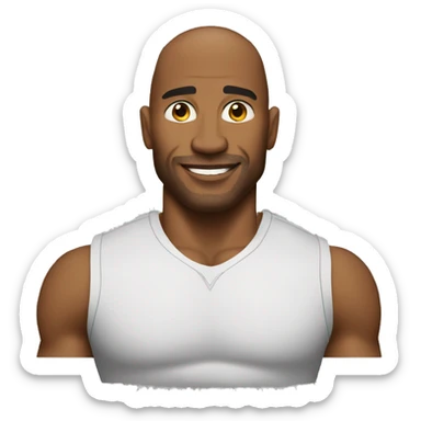 Dwayne Jhonson  sticker