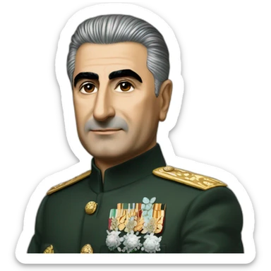 Mohammad Reza Pahlavi sticker