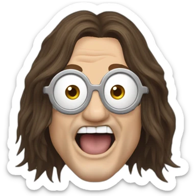 Ozzy Osbourne Crazy sticker