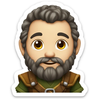 little cute dwarfs sticker