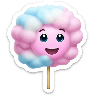 Cotten candy  sticker