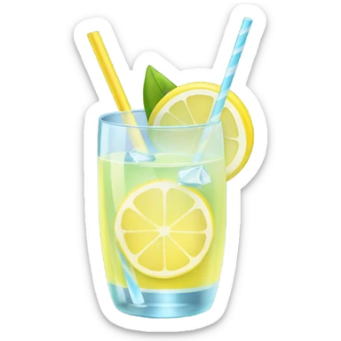 Lemonade juice sticker