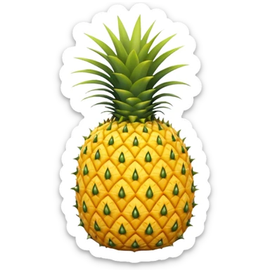 upside down pineapple sticker