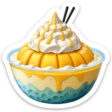mango bingsu sticker