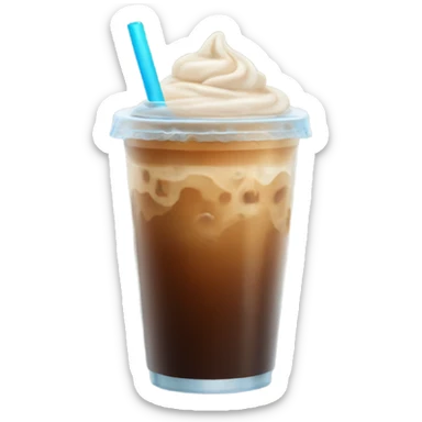 iced coffee sticker