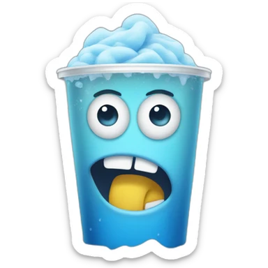 Slushy sticker