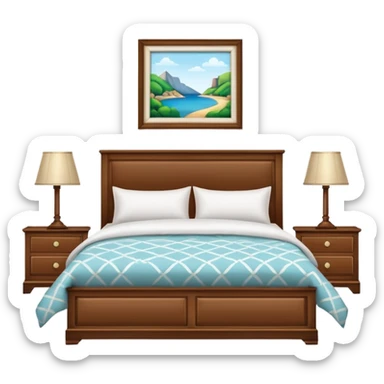 Sleek wooden frames, slightly decorative headboards, brighter bedding styles. sticker